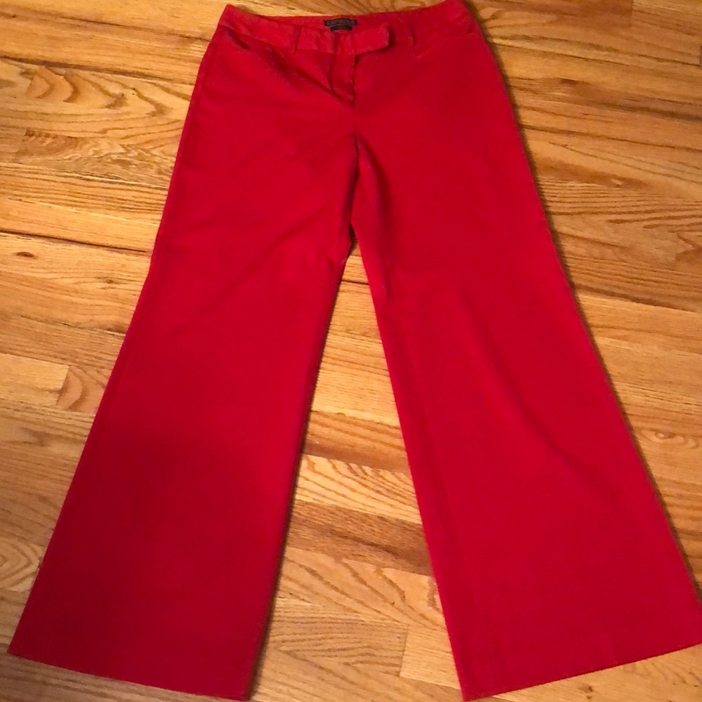 Express Red Boot Cut Pants